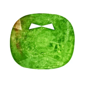 14.28 Ct Sphene Best (14 x 12 mm) Natural Yellowish Green Cushion Gemstones - Picture 1 of 5