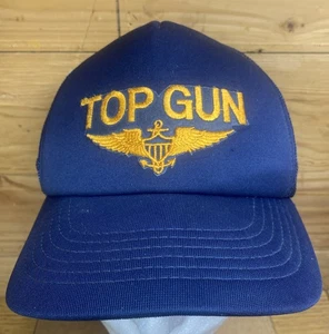 De colección Años 80 1986 Top Gun Paramount Pictures Maverick Snapback Camionero Gorra Gorra - Imagen 1 de 12
