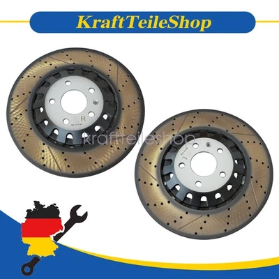 2x Bremsscheibe 375x36mm für Audi S4 S5 A6 A7 A8 SQ5 Q7 Q8 E-Tron VW Touareg DE - Bild 1 von 4