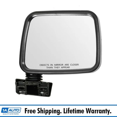 Espejo Manual Negro Derecho Lado del Pasajero para 88-93 Isuzu Pup Pickup Rodeo Foto 1 de 2