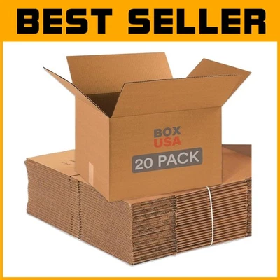 Cardboard Boxes 20-Pack - Moving Supplies - Image 1 of 4