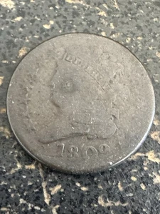 Medio centavo cabeza clásica 1809 - Imagen 1 de 3