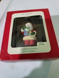 Lettere a Babbo Natale Edizione Limitata Decorazione Natalizia 1996. - Foto 1 di 2