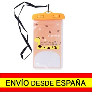 Funda Impermeable Móvil Sumergible Resistente Agua Acuática TallaL Naranja a5355 - Imagen 1 de 8