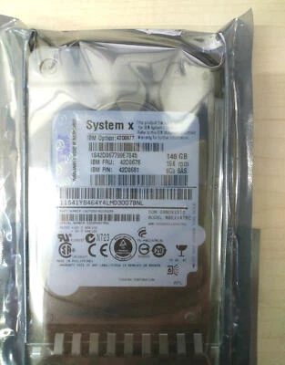IBM 42D0677 42D0678 146GB 15K 6G SFF HS 2.5'' Hard Drive HDD - Image 1 of 4