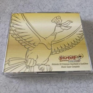 Pokemon Heart Gold & Soul Silver Music Super Complete Soundtrack CD Nintendo DS - Imagen 1 de 9