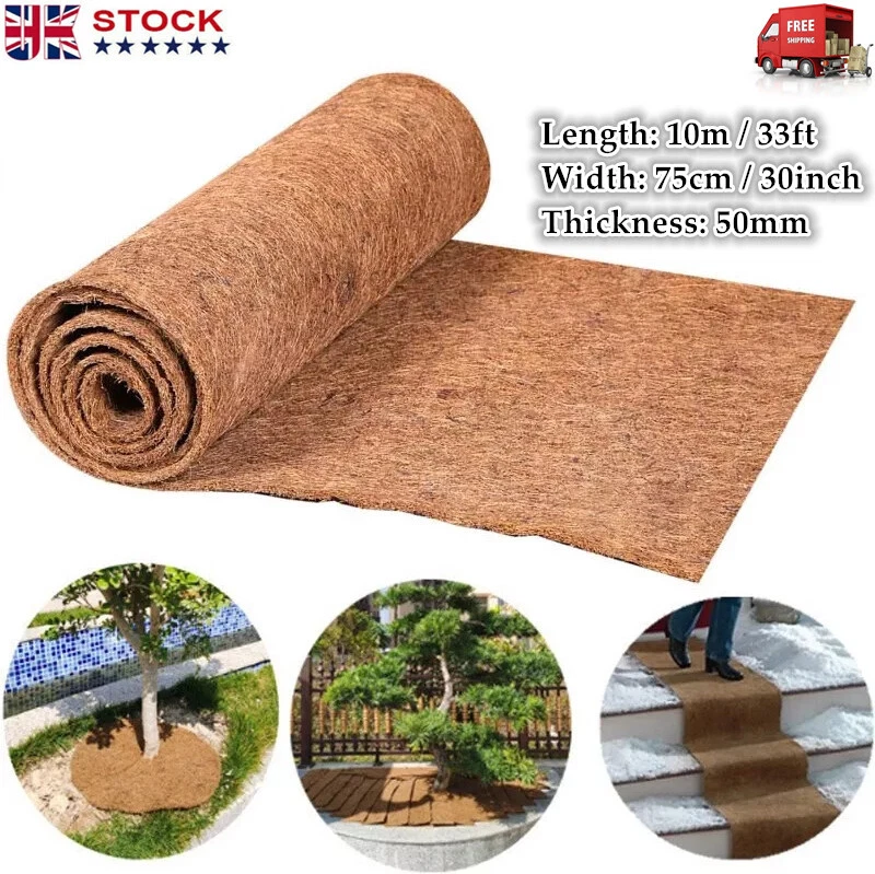 75CM*10M Hanging Planter Basket Palm Mat Coco Carpet Coconut Coir Liner Fiber