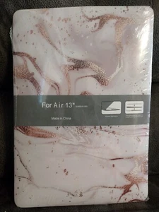 MacBook Air 13" Case with Touch Bar and Keyboard Cover, Gold Branches NEW  - Picture 1 of 2