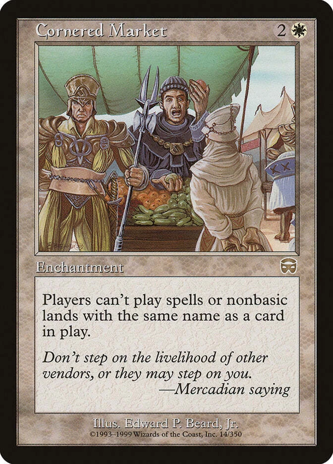 Cornered Market [Mercadian Masques] Magic MTG - Image 1 of 1