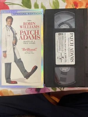 Patch Adams (VHS, 1999, Extra footage/ Special Edition) Ships Fast Same Day - Image 1 of 2