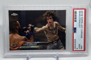 Sean O'Malley 2018 Topps Chrome UFC Rookie RC PSA 9 #84 Champion