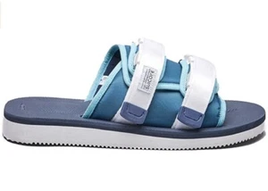 DS MENS SUICOKE MOTO CAB BLUE NAVY WHITE SZ 11 OG-056CAB AUTHENTIC - Picture 1 of 12