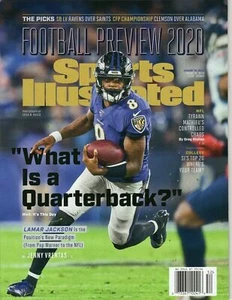 SI SPORTS ILLUSTRATED MAGAZINE AUG 2020, FOOTBALL PREVIEW 2020, LAMAR JACKSON. - Picture 1 of 1