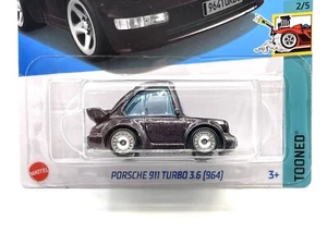 2024 Hot Wheels Tooned Porsche 911 Turbo 3.6 (964) Metallic Purple WHEEL SWAP - Picture 1 of 5
