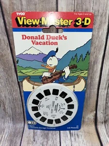 Tyco View-Master 3-D Disney Donald Duck's Vacation 3048 offen 3 Rollen - Bild 1 von 10