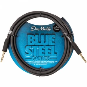 Cable de altavoz/plomo negro acero azul de 6 ft ideal para amplificador a altavoz - Imagen 1 de 1