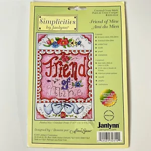 Simplicities by Janlynn "Friend of Mine" by Alma Lynne Counted Cross Stitch Kit - Picture 1 of 8