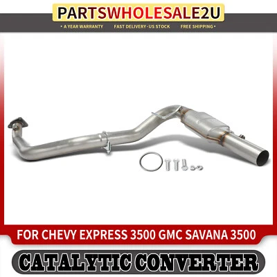 Left Side Catalytic Converter for Chevy Express 3500 GMC Savana 3500 08-13 4.8L - Image 1 of 4