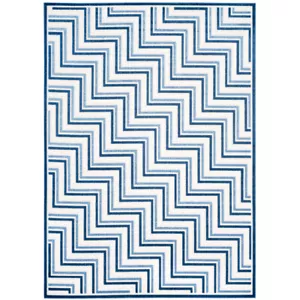 SAFAVIEH Cottage Collection COT935K Cream / Blue Rug - Picture 1 of 13