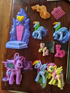 10-pc MINI MLP My Little Pony + Accessories LOT - Picture 1 of 4