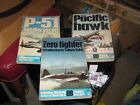 Ballantine's Zero Fighter, P-51 and Pacific Hawk 3 book lot