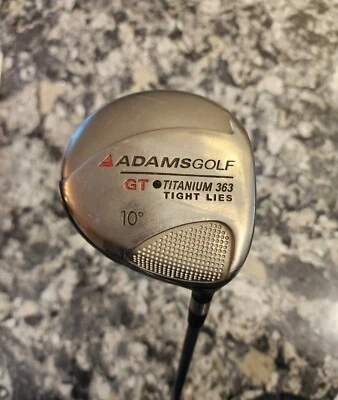 Driver Adams GT Titanium 363, 10°, 45" varilla regular de grafito, mano derecha Foto 1 de 4
