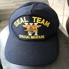 Vintage Us Navy Seal Team Vi Special Warfare Snapback Hat Eagle Crest Usa