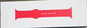 Genuine Apple Watch Sport Band(45mm | M/L) for Apple Watch Series 9 - Red - Photo 1 sur 4
