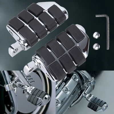 Pair Highway Foot Pegs Pedals Rest For Honda Goldwing 1000 1100 1200 1500 1800 - Image 1 of 4