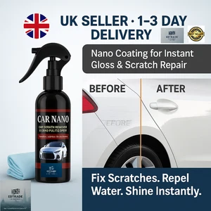 Car Scratch Remover & Nano Polish Spray | Paint Repair, High Gloss, Water Repell - Picture 1 of 3