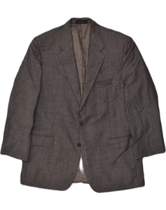 CHAPS Mens 2 Button Blazer Jacket UK 38 Medium Grey Check AC09 - Picture 1 of 3