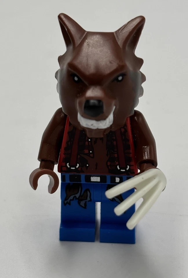 LEGO Hombre Lobo Minifigura Monster Fighters 9463 Mini Figura Brilla en la Garra Oscura Foto 1 de 4