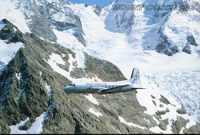 Airline Issue Postcard Mount Cook HS748 - Image 1 of 2