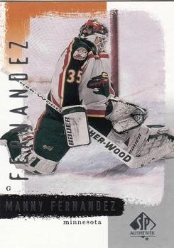 2000-01 SP Authentic #45 Manny Fernandez - Image 1 of 2