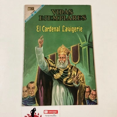 1968 Spanish Comics vidas ejemplares #262 El Cardenal Lavigerie Novaro México Foto 1 de 4