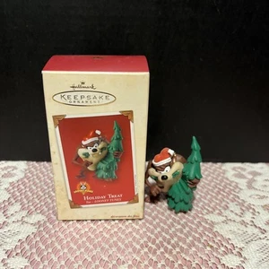 Hallmark Keepsake 2002 Looney Toons Holiday Treat Taz Tasmanian Devil Ornament  - Picture 1 of 6