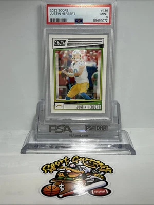 2022 Score - Justin Herbert #136 - Image 1 of 2