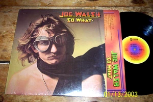 JOE WALSH ( SO WHAT ) ORIG 1974 VINYL LP in shrink w/Joe Vitale EAGLES NM- - Picture 1 of 1