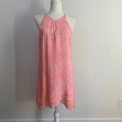 Vestido Parker Rosa Priscilla Etude Quake Seda Cambio Rosa Pequeño Foto 1 de 4