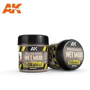 AK Interactive Splatter Effects Wet Mud 100ml AK8026 texture terrain paste - Picture 1 of 3