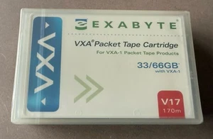 EXABYTE VXA-1 V17 Tape Cartridge Data Cartridge VXA VXA-1 33 GB Native-66 GB ... - Afbeelding 1 van 2