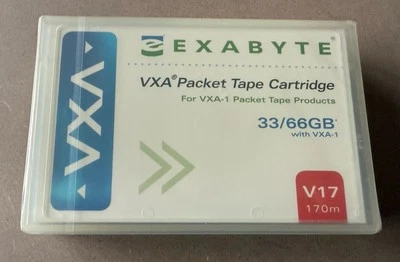 🆕 Exabyte VXA-1 33GB Data Cartridge – New & Sealed - Image 1 of 2
