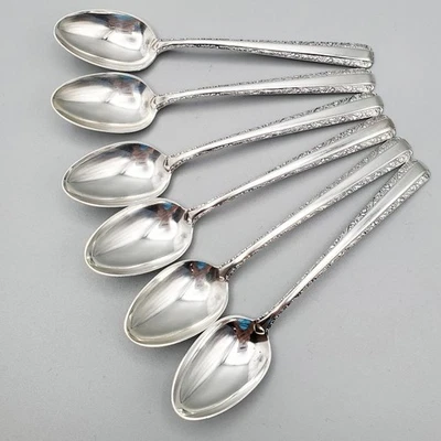 6 Towle Candlelight Sterling Demitasse Spoons No Mono Best Price! - Image 1 of 4