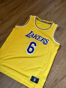 LEBRON JAMES #6 YOUTH M LA LAKERS JERSEY NBA BASKETBALL BRYANT KIDS SUMMER - Picture 1 of 6