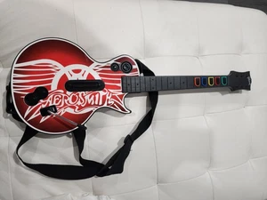 Guitar Hero Aerosmith PS3 Controller Les Paul Gibson Red Octane Strap - Picture 1 of 5