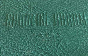 Étui À Lunettes CAROLINE WITH LOVE Français Fodre Vintage - Picture 1 of 7