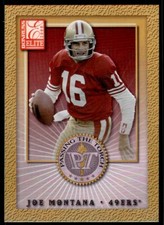 2000 Donruss Elite Passing the Torch Joe Montana /1500 San Francisco 49ers #PT-5