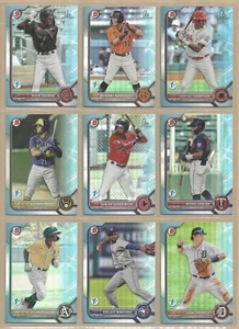 Bowman 2022 primera edición Sky Blue Foil paralelo - elige cualquiera - actualizado el 11/07/24 - Imagen 1 de 13