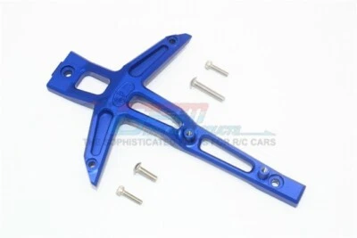 GPM Racing Blue Aluminum Front Chassis Brace - For Traxxas Maxx TXMS048C-B - Image 1 of 4