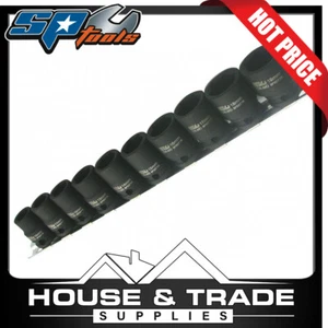 SP Tools Impact Socket Rail Set 10 Piece 3/8"DR 6PT METRIC SP20250 - Picture 1 of 2